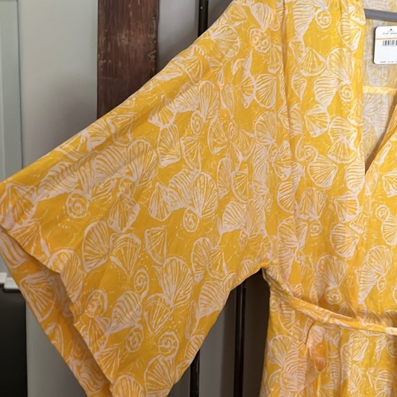 Free People intimate The Only Rober Romper Yellow Seashell Size Small NWT - Picture 4 of 6